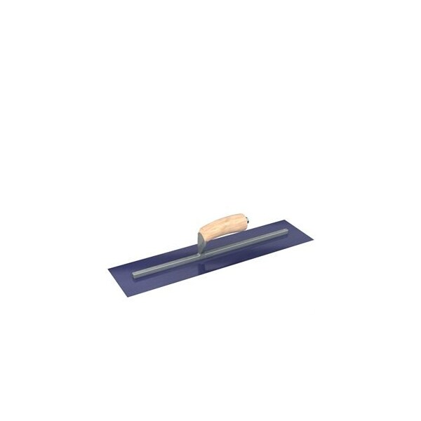 Steel City Trowels By Bon Bon 66-185 Finish Trowel, Square, Blue Steel, 20 X 5, Wood 66-185 - main